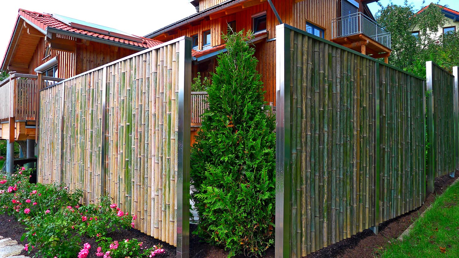 Bambus-Sichtschutzelemente - Schilling Privatgärten